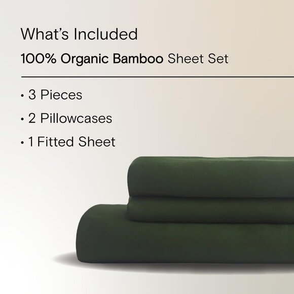 Sheet Set  Viscose derived from Bamboo, Organically Grown, Buttery Soft - Picture 2 of 7